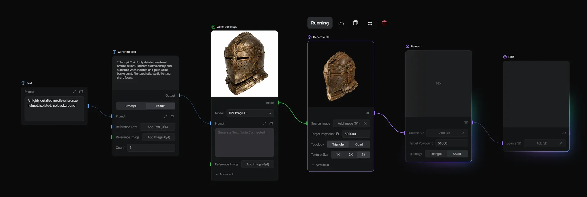 Custom Workflow canvas example