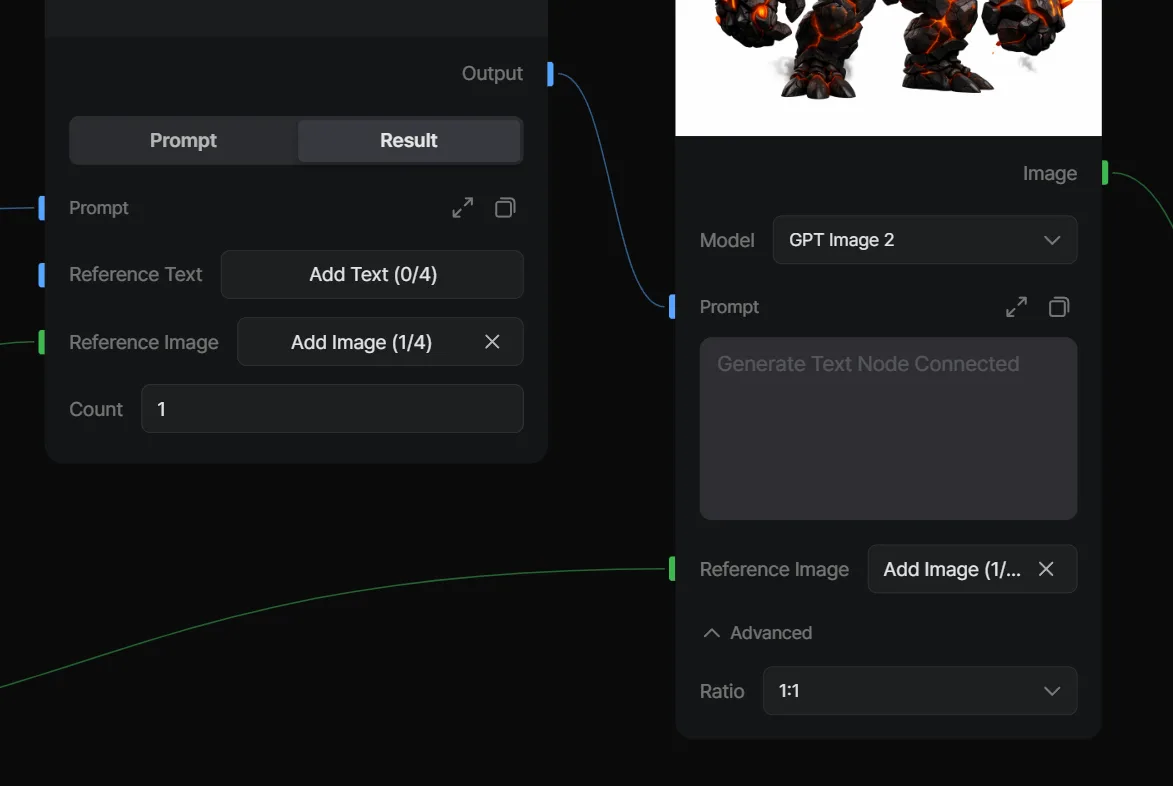 Action Nodes and connections in Custom Workflow