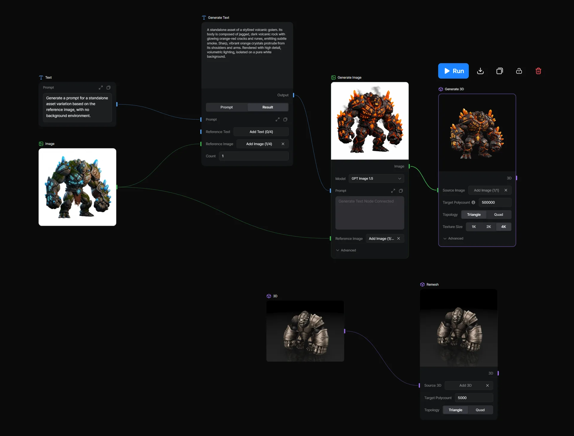 Custom Workflow nodes on the canvas